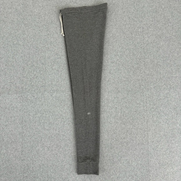 Alo Yoga Twiggy Sweatpants Womens Small ? Gray Soft Drawstring Athleisure READ - Picture 7 of 14